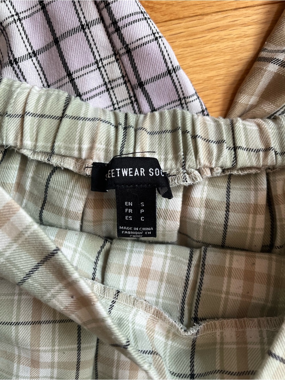 Plaid Pleated Mini Skirt - Beige, Lavender & Mint Bundle - Picture 8 of 8